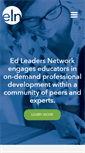 Mobile Screenshot of edleadersnetwork.org